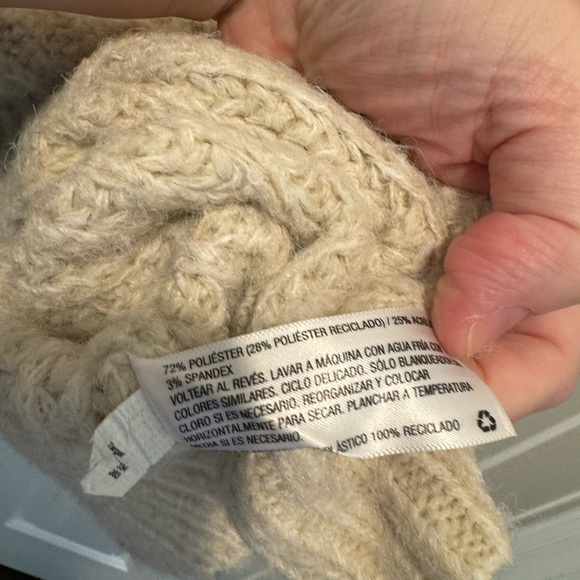 Universal Thread Ivory Sand Cable Crew Neck Sweater Size XL - Picture 6 of 11